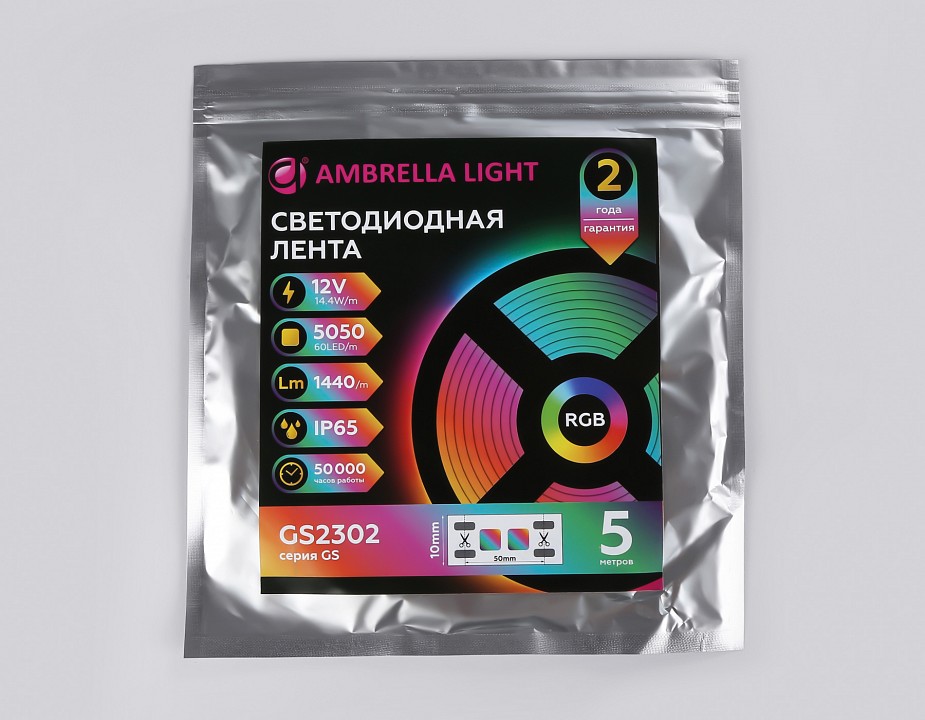 Лента светодиодная ambrella light gs gs2302