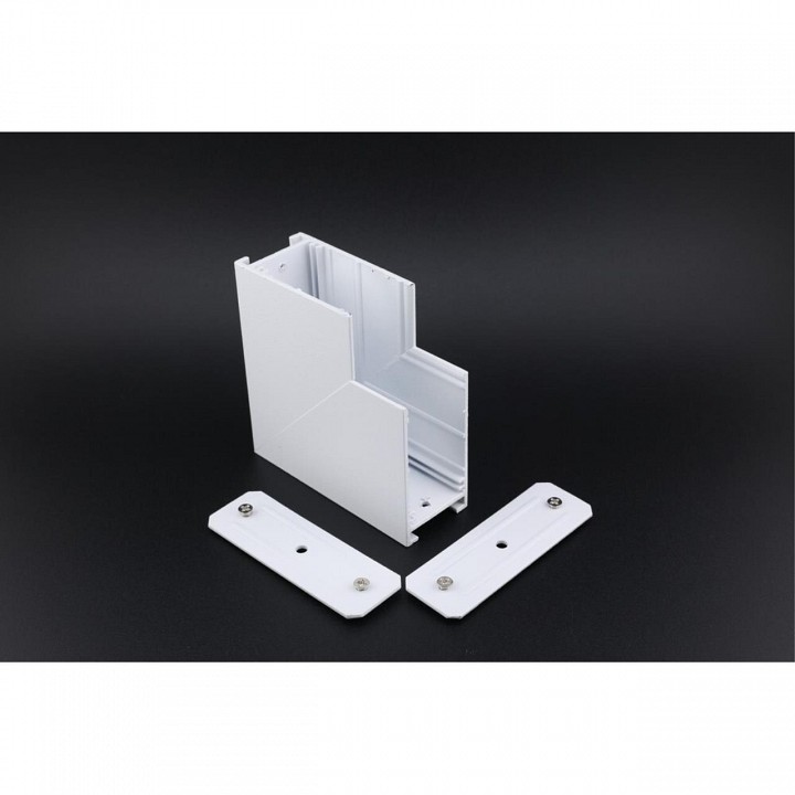 Соединитель угловой l-образный для треков накладных aployt magnetic track 220 apl.0282.10.04