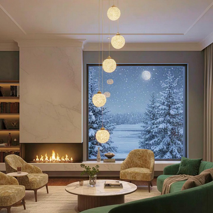 Подвесная люстра citilux cloudy cl323052