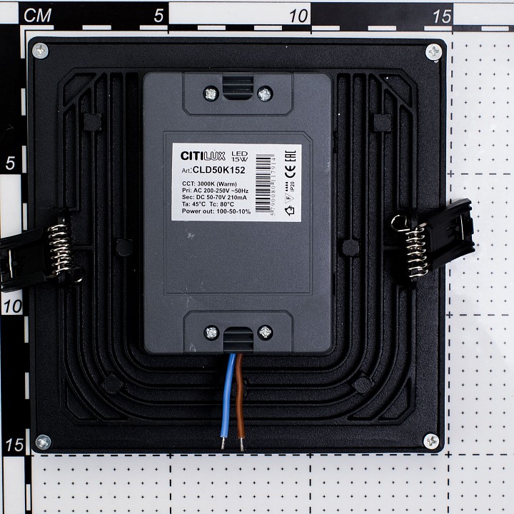 Встраиваемый светильник citilux омега cld50k152