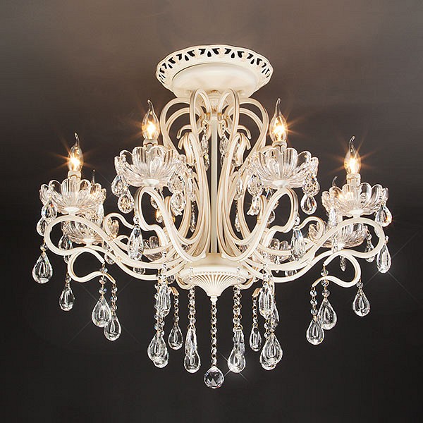 Потолочная люстра eurosvet etna 12205/8 белый strotskis