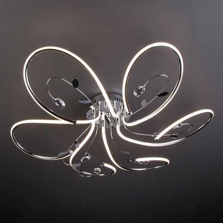 Потолочная люстра eurosvet venzel 90082/6 хром