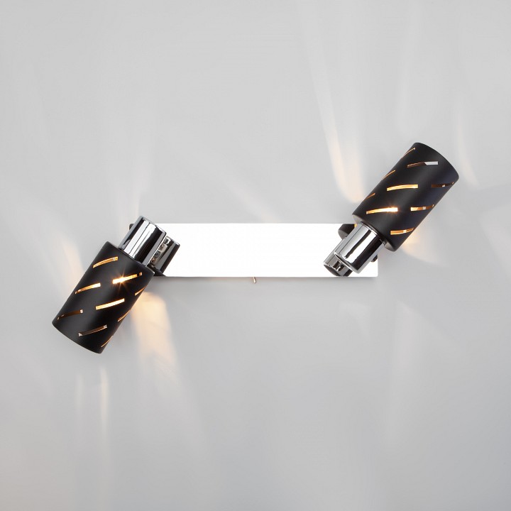 Бра eurosvet fente 20090/2 черный/хром