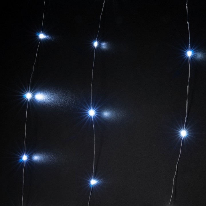 Занавес световой eurosvet роса 200-004 белый