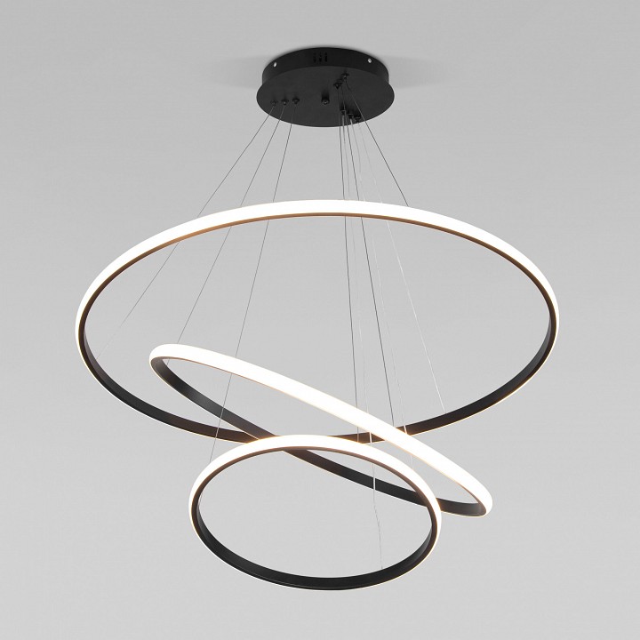 Подвесной светильник eurosvet collars 90264/3 черный