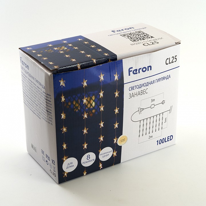 Занавес световой feron cl25 48607