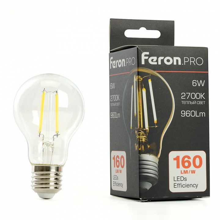 Лампа светодиодная feron lb-1106 e27 6вт 2700k 48889