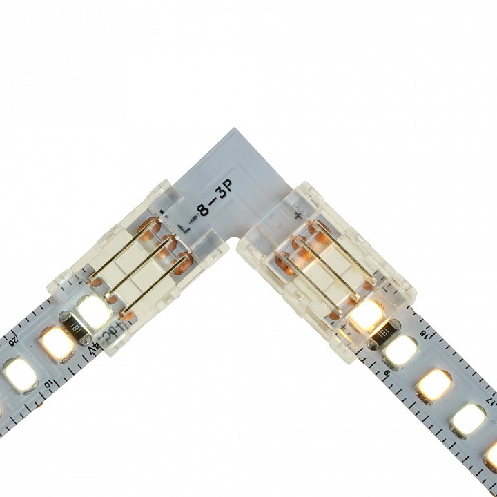 Соединитель лент угловой жесткий feron  52003