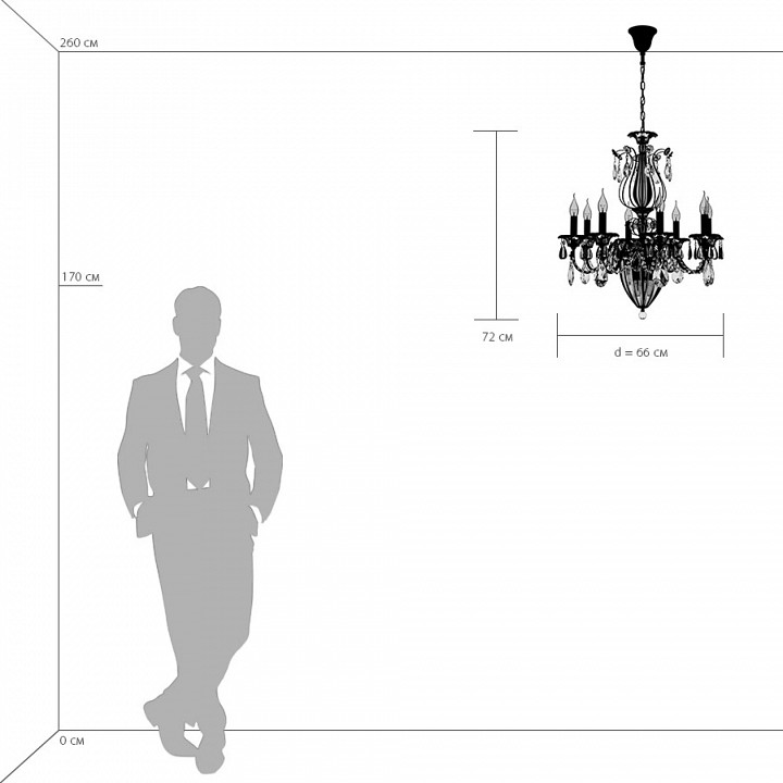 Подвесная люстра lightstar schon 790111