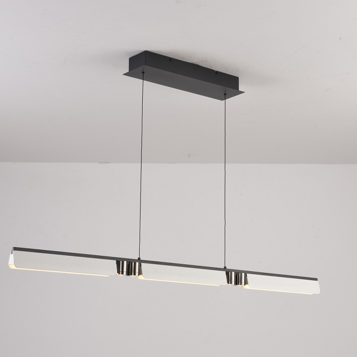 Подвесной светильник iledex vision 9309d-1200-2 wh+bk