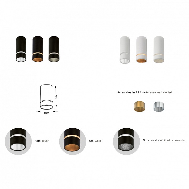 Накладной светильник mantra split 8885