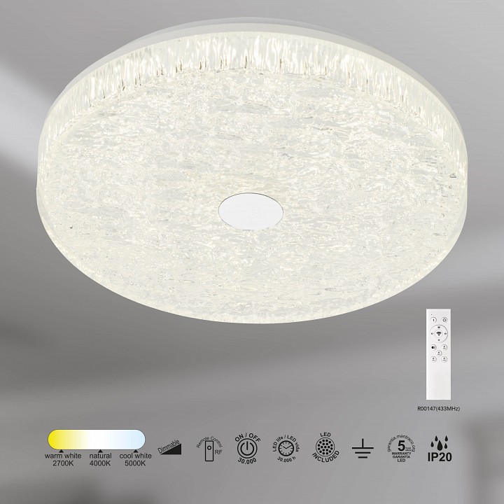 Накладной светильник mantra frozen 9182