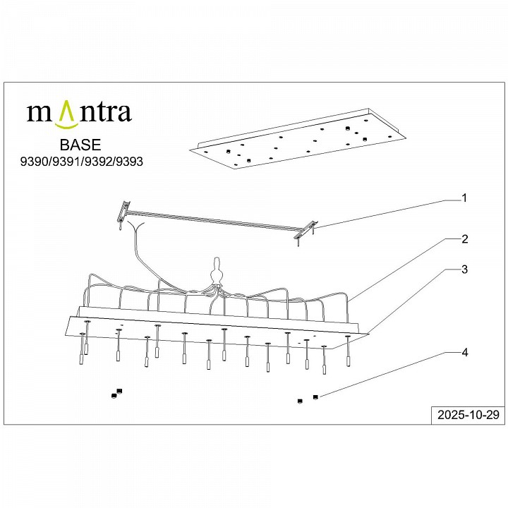 Основание mantra modular light florones 9392