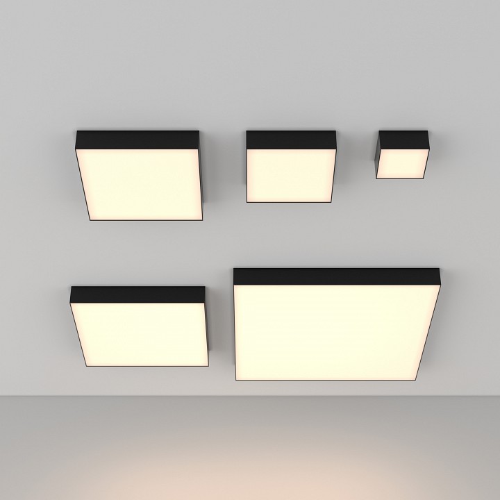 Накладной светильник maytoni technical zon c032cl-36w3k-sq-b
