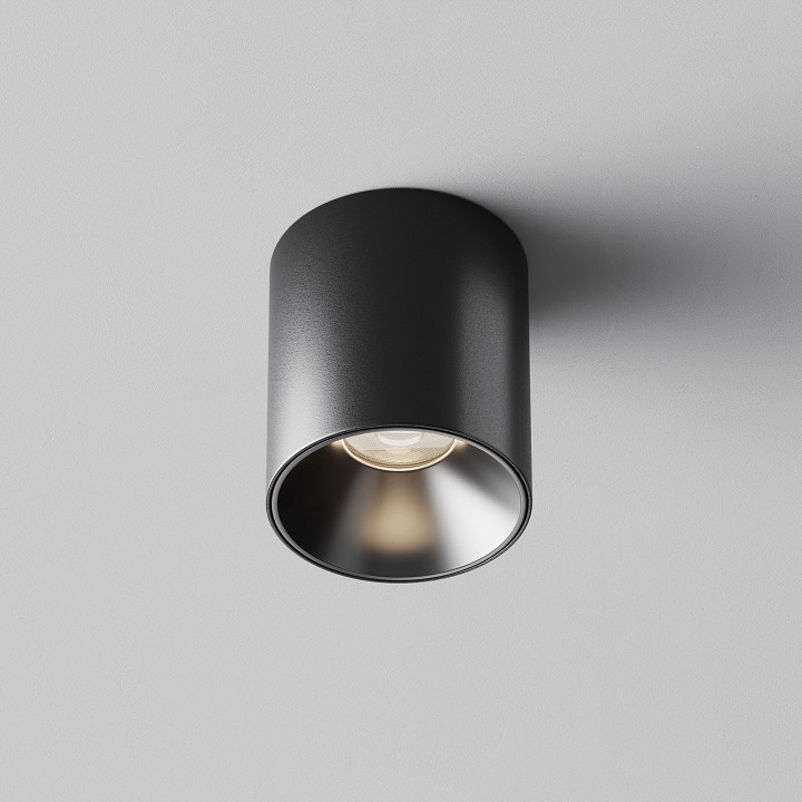 Накладной светильник maytoni technical alfa led c064cl-5w4k-rd-b