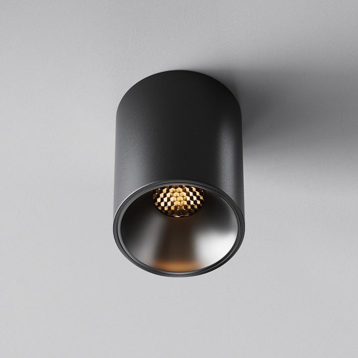 Накладной светильник maytoni technical alfa led c064cl-8w2.7k-rd-b