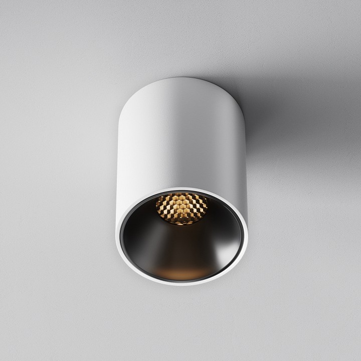 Накладной светильник maytoni technical alfa led c064cl-8w2.7k-rd-wb