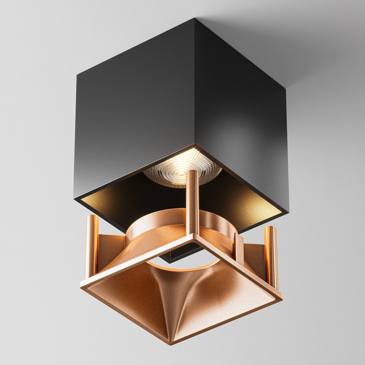 Рамка на 1 светильник maytoni technical alfa led c065-01mg