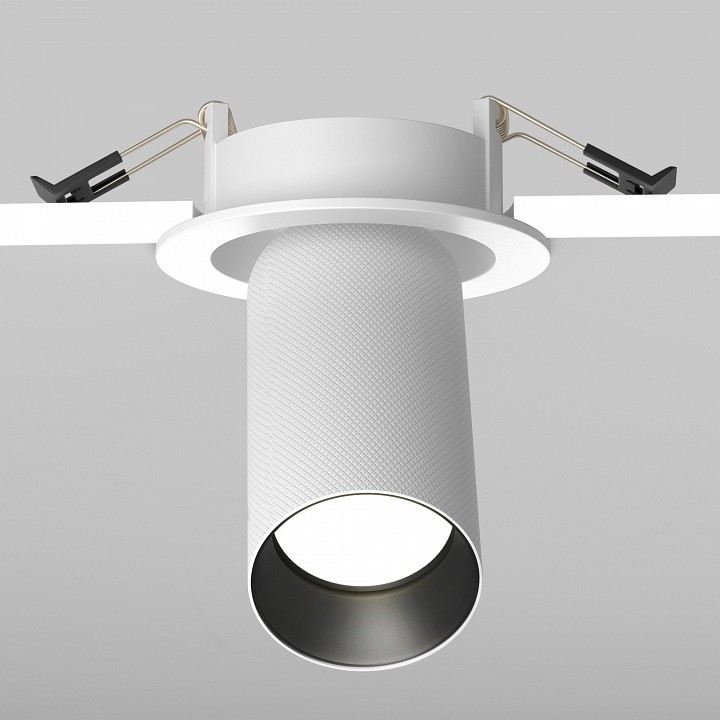 Встраиваемый светильник на штанге maytoni technical artisan c081cl-01-gu10-w