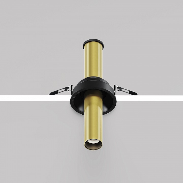 Встраиваемый светильник maytoni technical focus t c140rs-l200-7w3k-bbs