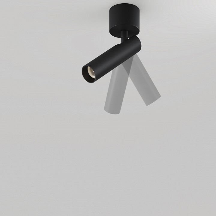 Светильник на штанге maytoni technical focus t c141cl-l125-6w3k-b