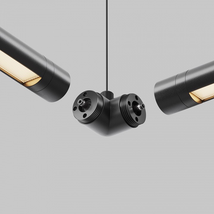 Соединитель угловой l-образный для треков накладных maytoni technical  ca014cl-b