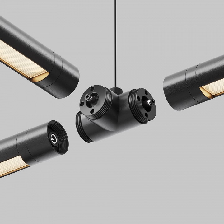 Соединитель t-образный для треков maytoni technical  ca015tc-b