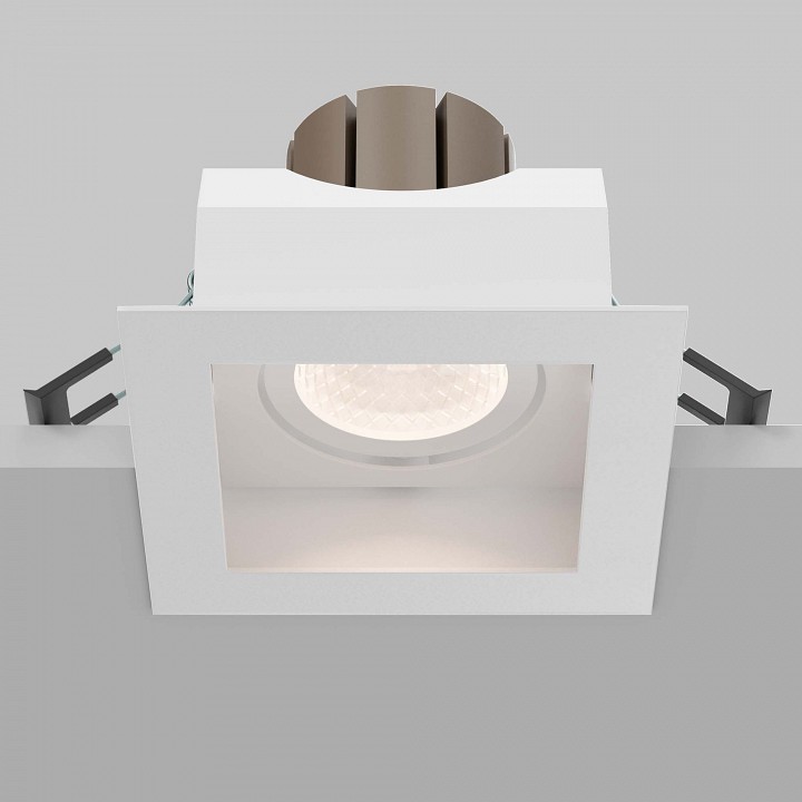 Встраиваемый светильник maytoni technical metal modern dl008-12w2.7-3-4k-w