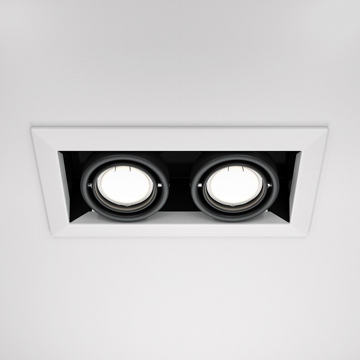 Встраиваемый светильник maytoni technical metal modern dl008-2-02-w