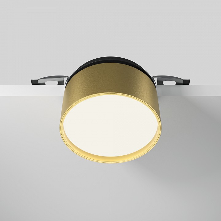 Встраиваемый светильник maytoni technical onda dl024-12w-dtw-bmg