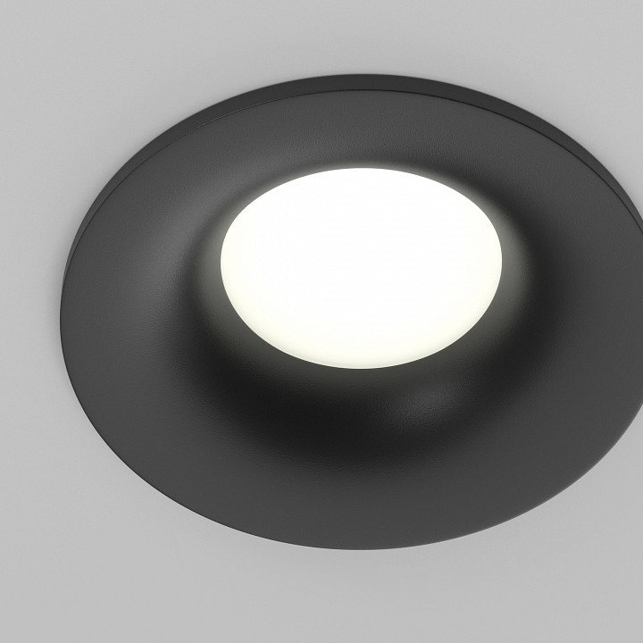 Встраиваемый светильник maytoni technical slim dl027-gu10-b