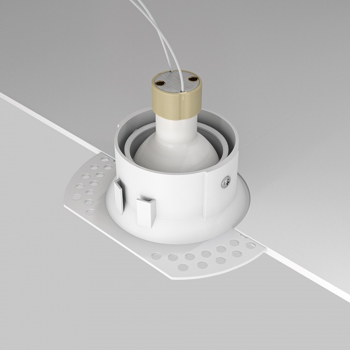 Встраиваемый светильник maytoni technical dot dl042-01-rd-w