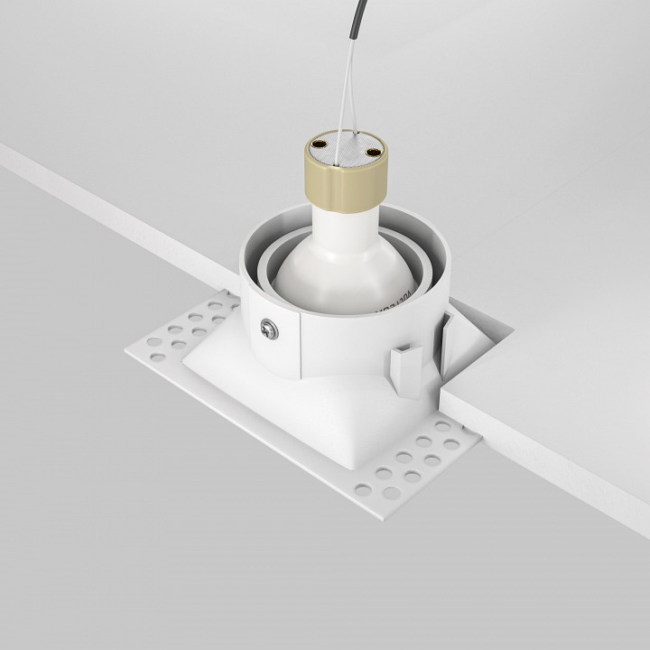 Встраиваемый светильник maytoni technical dot dl042-01-sq-w