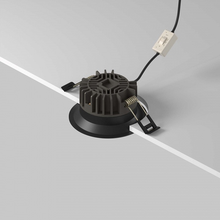 Встраиваемый светильник maytoni technical okno dl055-10w2.7-3-4k-b