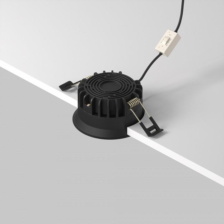 Встраиваемый светильник maytoni technical okno dl055-8w3-4-6k-b