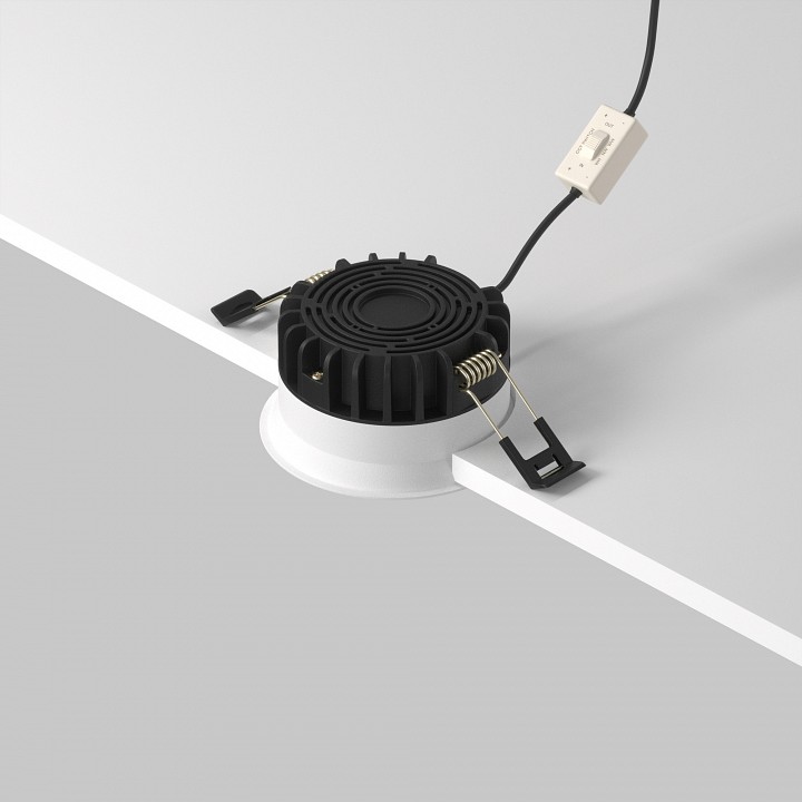 Встраиваемый светильник maytoni technical okno dl055-8w3-4-6k-w