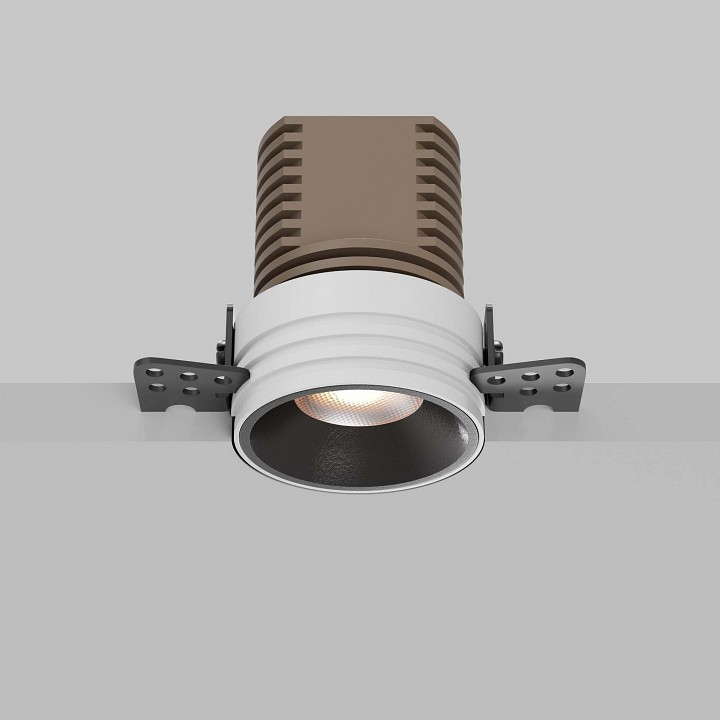 Встраиваемый светильник maytoni technical mini dl059-7w3k-trs-b