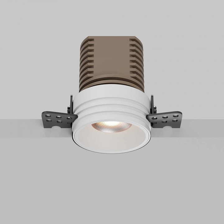 Встраиваемый светильник maytoni technical mini dl059-7w3k-trs-w