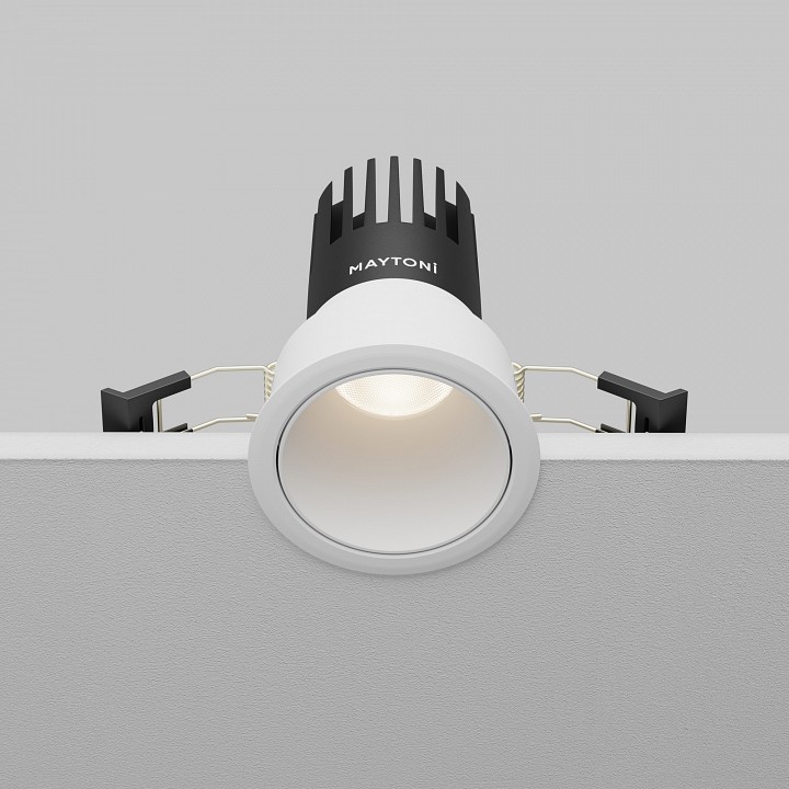 Встраиваемый светильник maytoni technical dip dl116-10w-4k-w