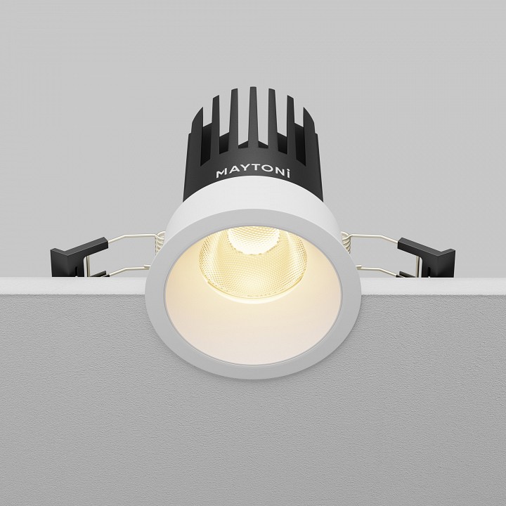 Встраиваемый светильник maytoni technical dip dl117-15w-2.7k-w