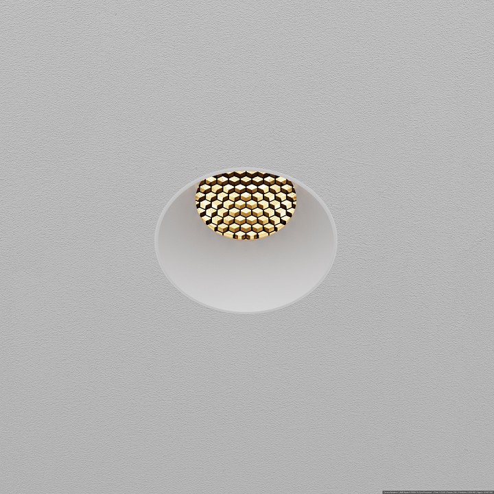 Встраиваемый светильник maytoni technical  dl119-10w-2.7k-trs-w