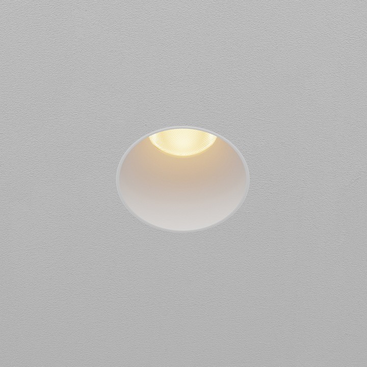 Встраиваемый светильник maytoni technical dip dl120-10w-2.7k-trs-w