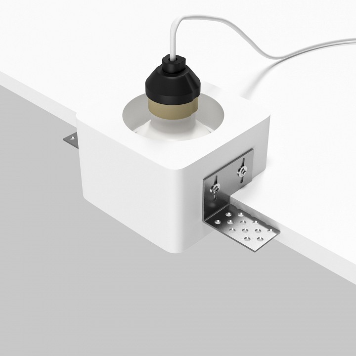 Встраиваемый светильник maytoni technical gyps modern dl123-gu10-01-w