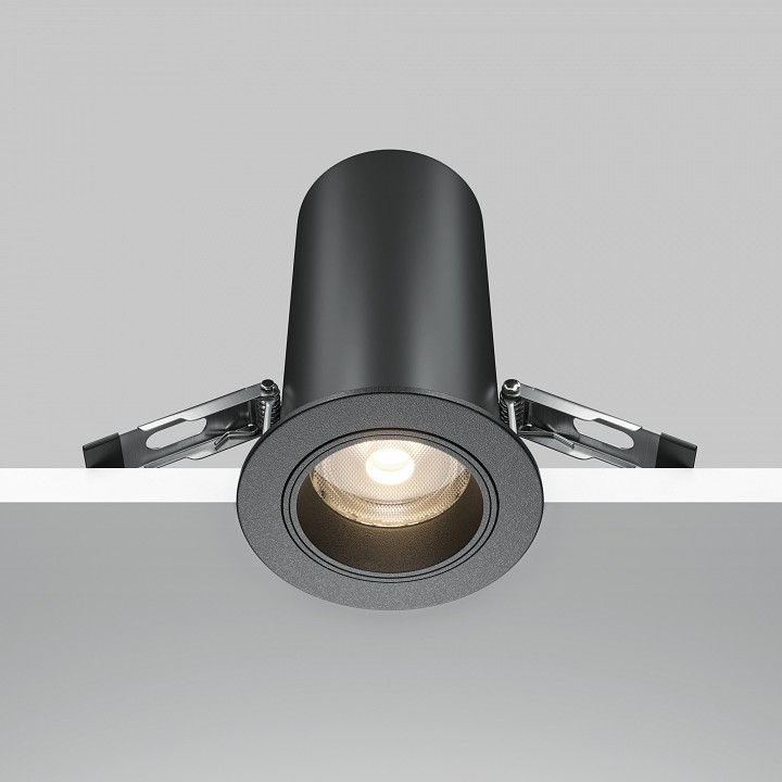 Встраиваемый светильник maytoni technical  dl125-l12-4k-b
