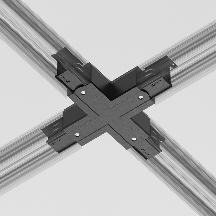 Соединитель x-образный для треков maytoni technical accessorises tra005cx-31b