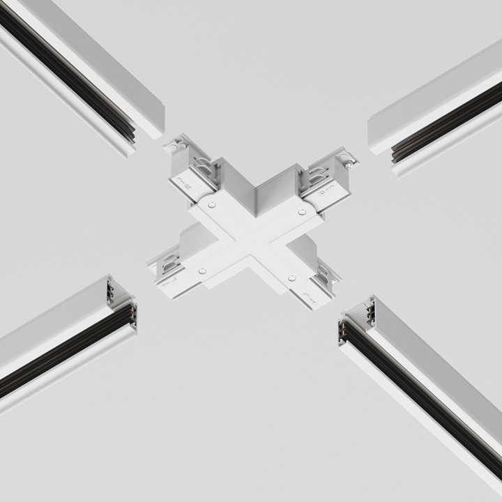 Соединитель x-образный для треков maytoni technical accessorises tra005cx-31w