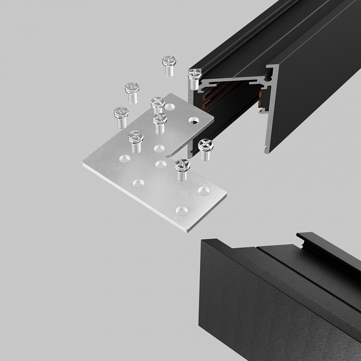 Крепление для трека maytoni technical accessories for tracks exility tra034cl-21