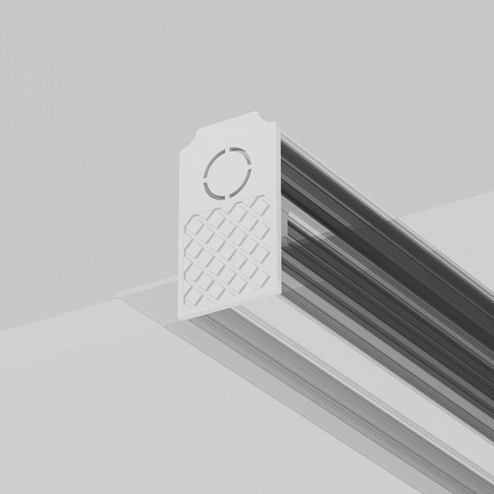 Заглушка для трека maytoni technical accessories for tracks exility tra034ec-42w