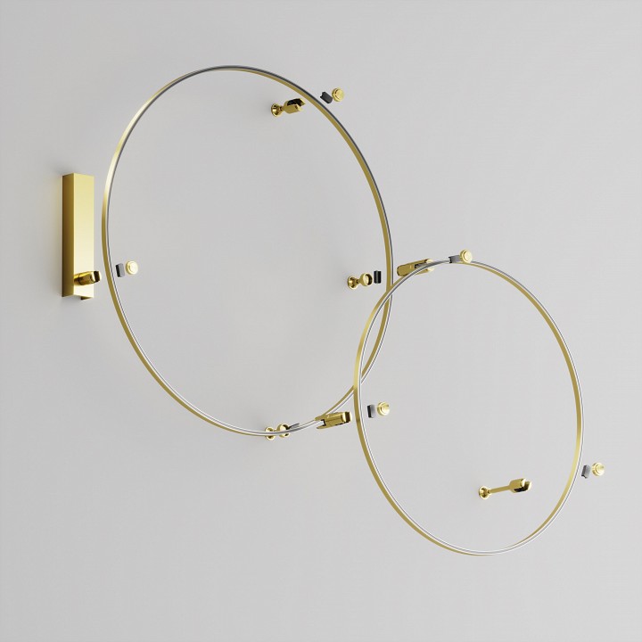 Трек накладной maytoni technical busbar trunkings flarity trx154-r-d650-bs