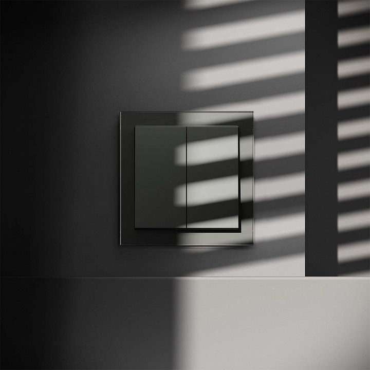 Переключатель перекрестный двухклавишный без рамки voltum s70 vls020506